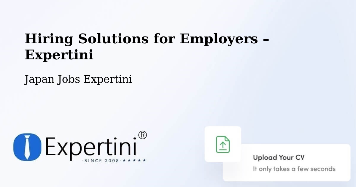 Hiring Solutions for Employers in Narutō - Narutō, Japan Jobs Expertini